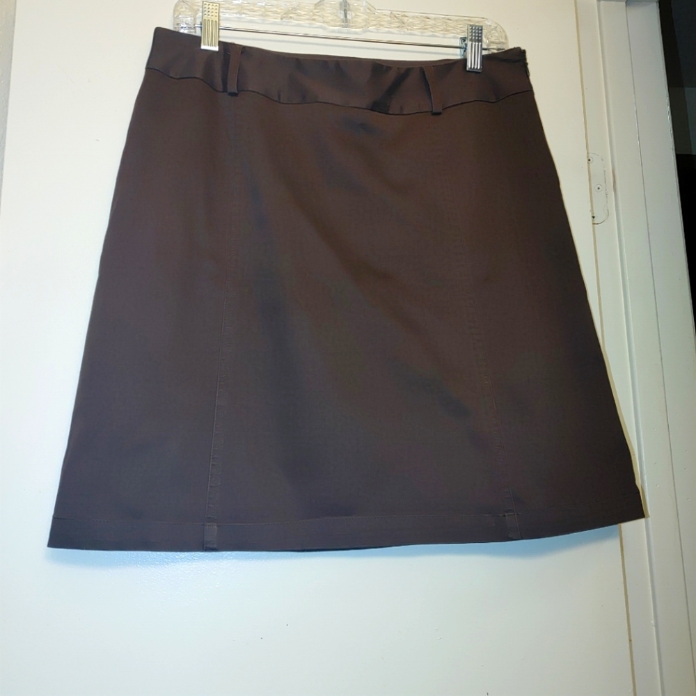 Worthington Stretch Brown Skirt, Size 12